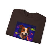 Gaming Jack Russell Controller sweatshirt | Retro Arcade Gamer Puppy Graphic