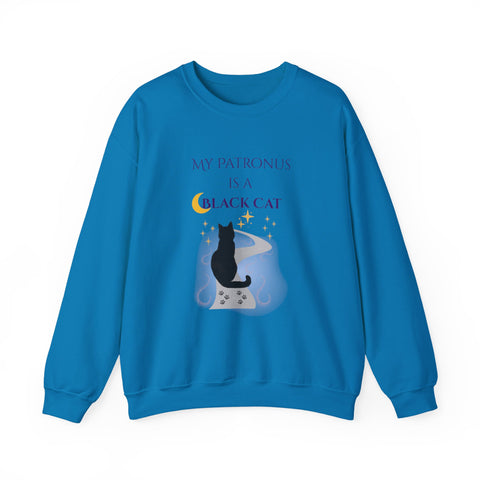 'My Patronus Is A Black Cat' Unisex Crewneck Sweatshirt