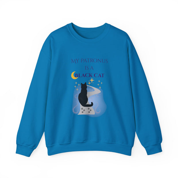 'My Patronus Is A Black Cat' Unisex Crewneck Sweatshirt