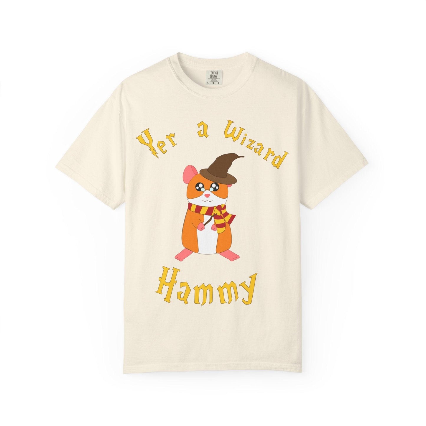 Hammy Wizard Hamster T-Shirt | Cute Spellcaster Illustration