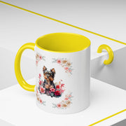 Geeky Goddess Yorkie Accent Coffee Mug