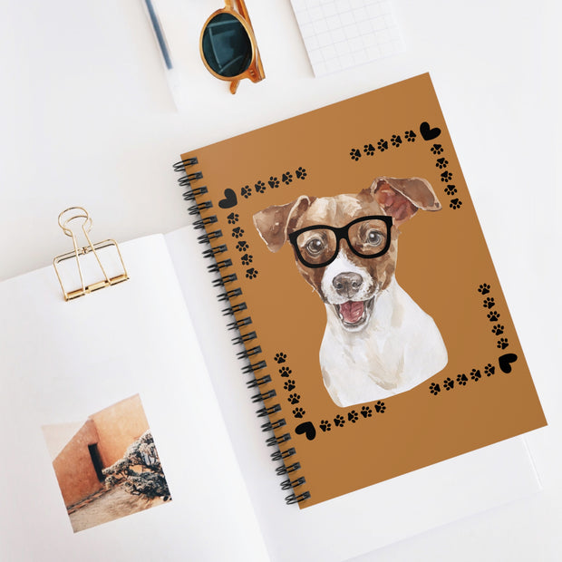 Geeky Good Jack Russell Spiral Notebook