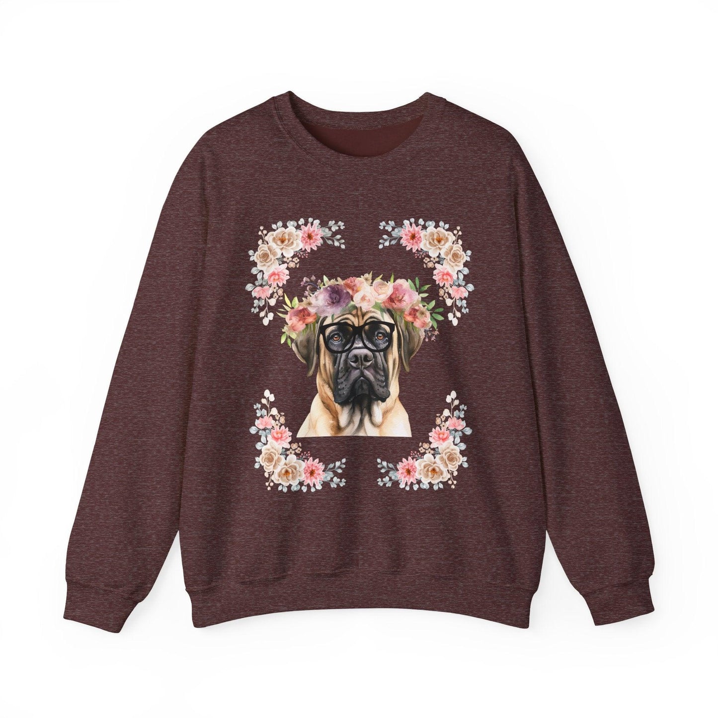 Geeky Goddess English Mastiff Unisex Crewneck Sweatshirt