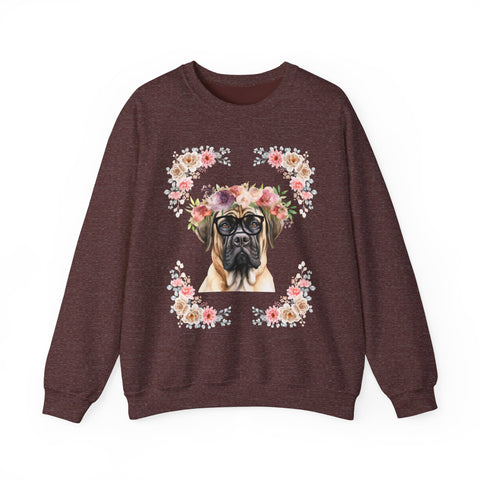 Geeky Goddess English Mastiff Unisex Crewneck Sweatshirt
