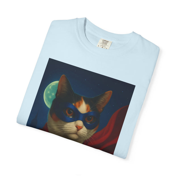 Superhero Tri-Colored Cat Unisex T-shirt