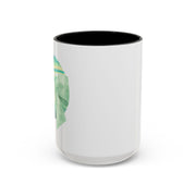 Green Planet Wrapped In A Bow Accent Coffee Mug