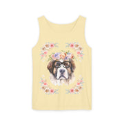 Geeky Goddess Saint Bernard Unisex Tank Top