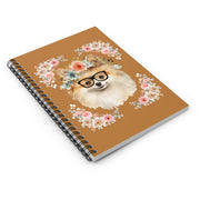 Geeky Goddess Pomeranian Spiral Notebook
