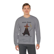 'Witch, Please. Too Much Magical To Handle' Wizard Unisex Crewneck Sweatshirt