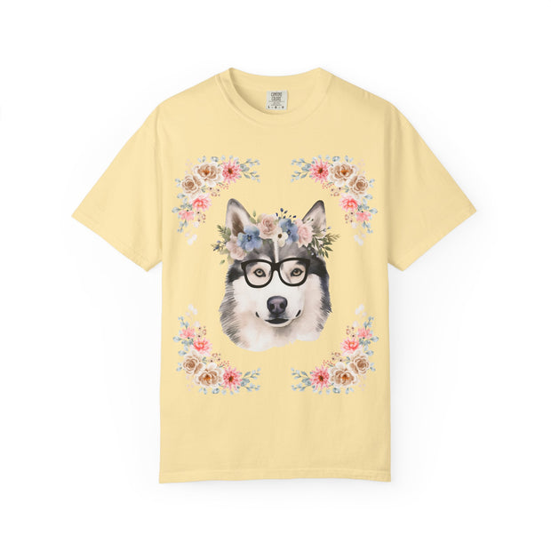 Geeky Goddess Siberian Husky Unisex T-Shirt