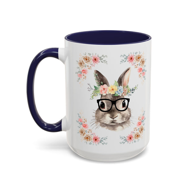 Geeky Goddess Bunny Accent Coffee Mug