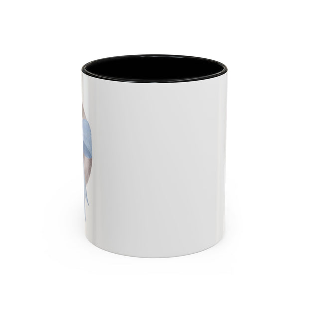 Moon Wrapped In A Bow Accent Coffee Mug