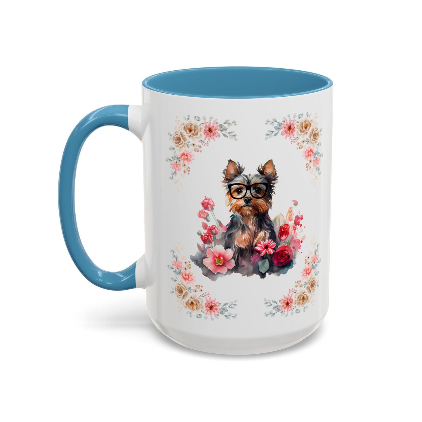 Geeky Goddess Yorkie Accent Coffee Mug