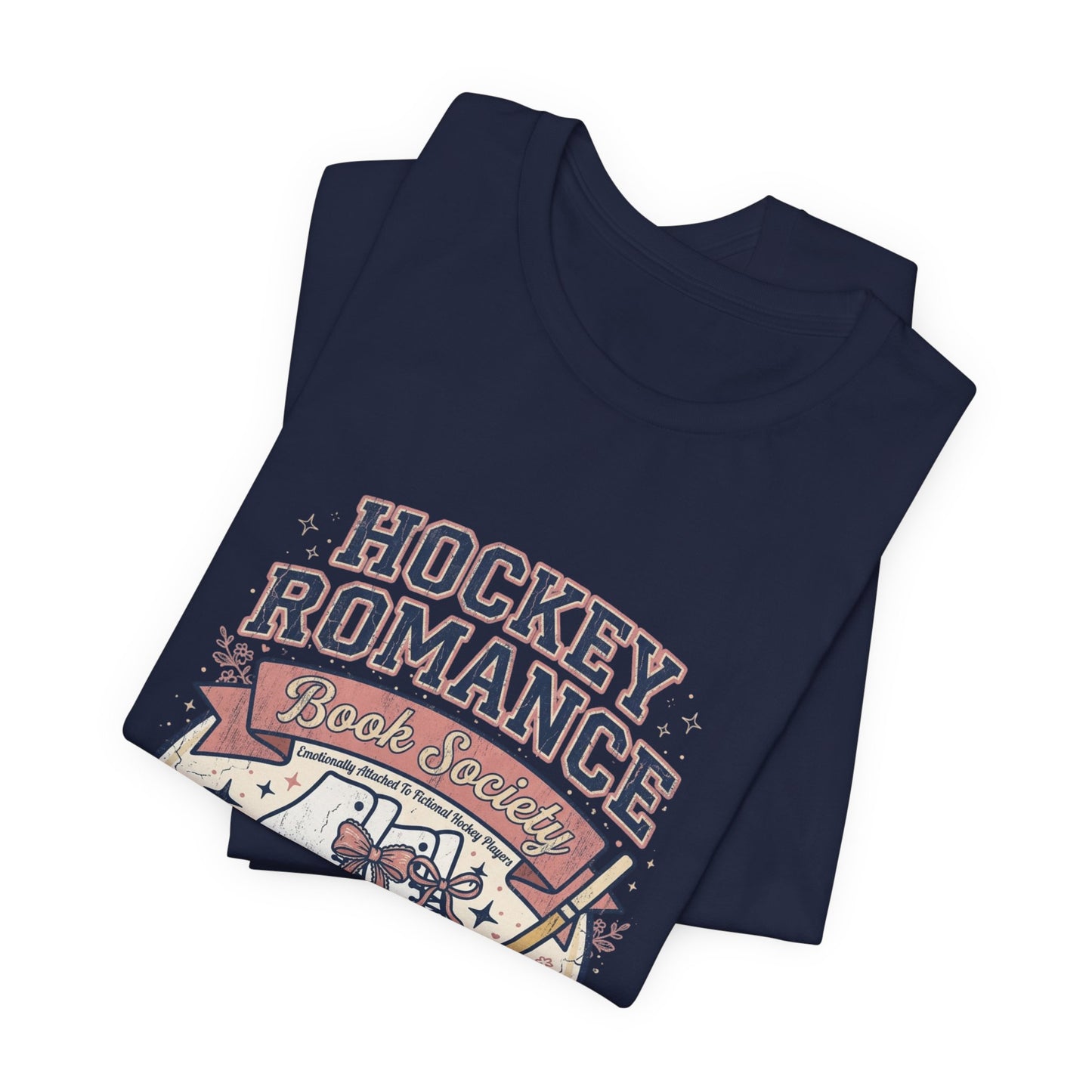 Hockey Romance T Shirt, Booktok Romance Reader Tee, Cozy Hockey Book Girly Shirt, Romance Book Lover Gift