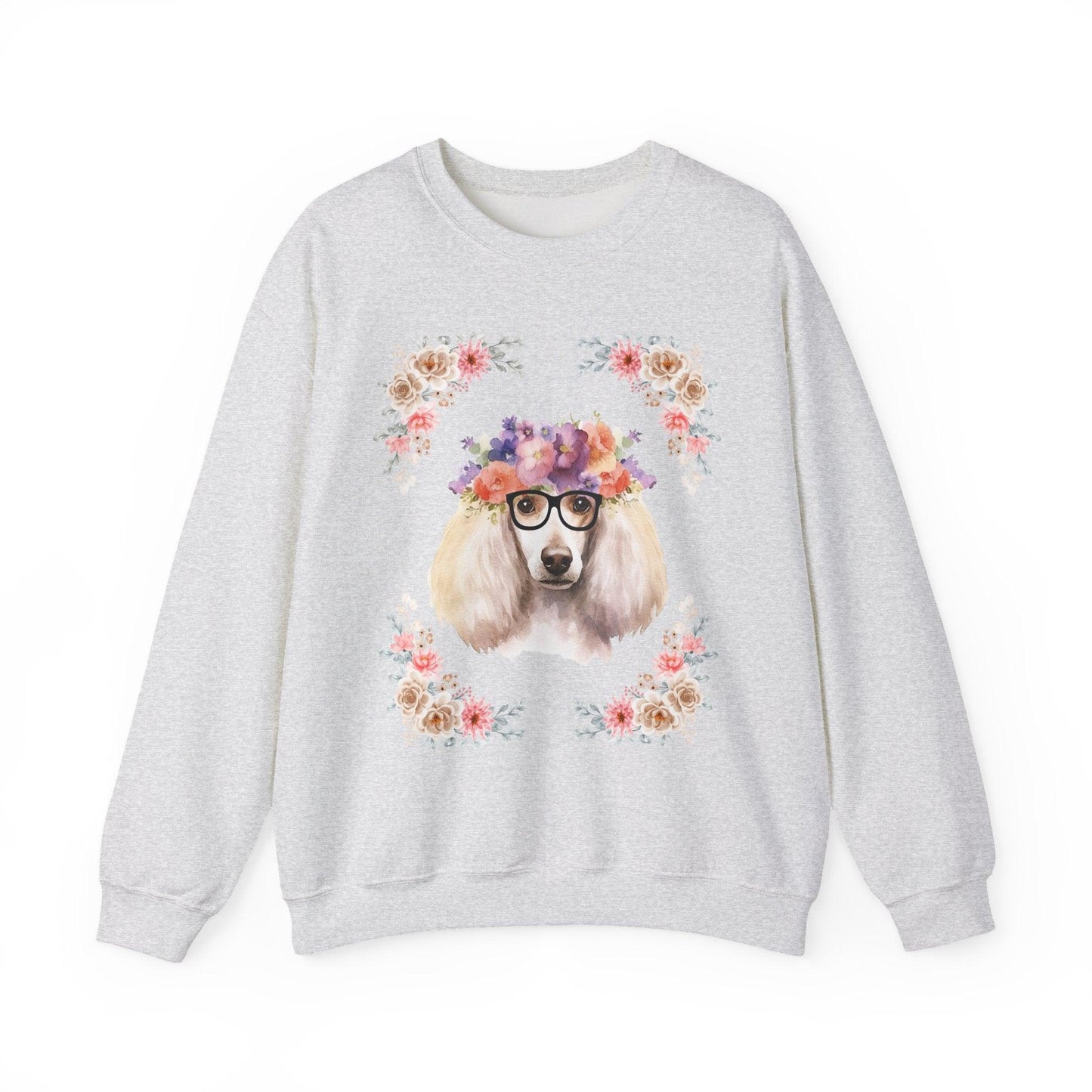 Geeky Goddess French Poodle Unisex Crewneck Sweatshirt