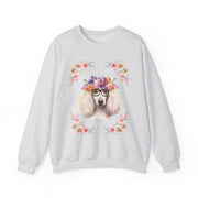 Geeky Goddess French Poodle Unisex Crewneck Sweatshirt