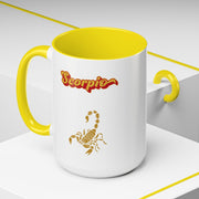 'Scorpio' Accent Coffee Mug