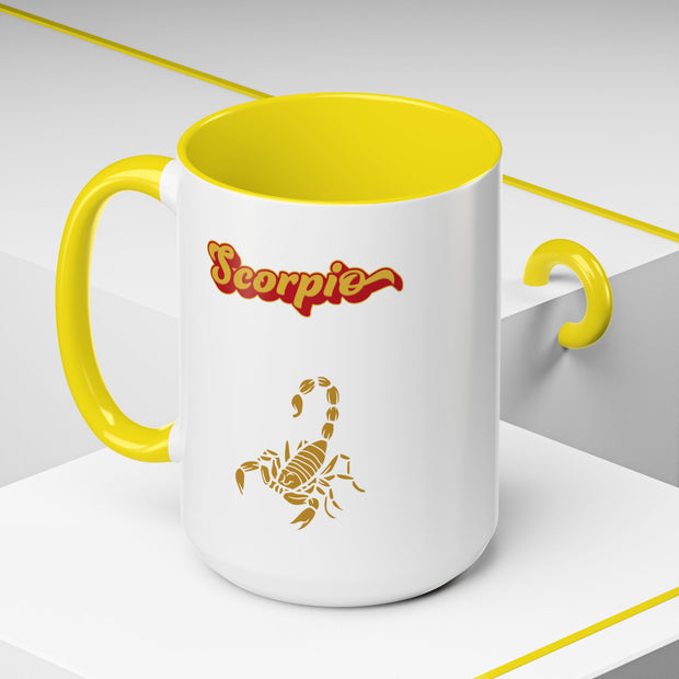 'Scorpio' Accent Coffee Mug