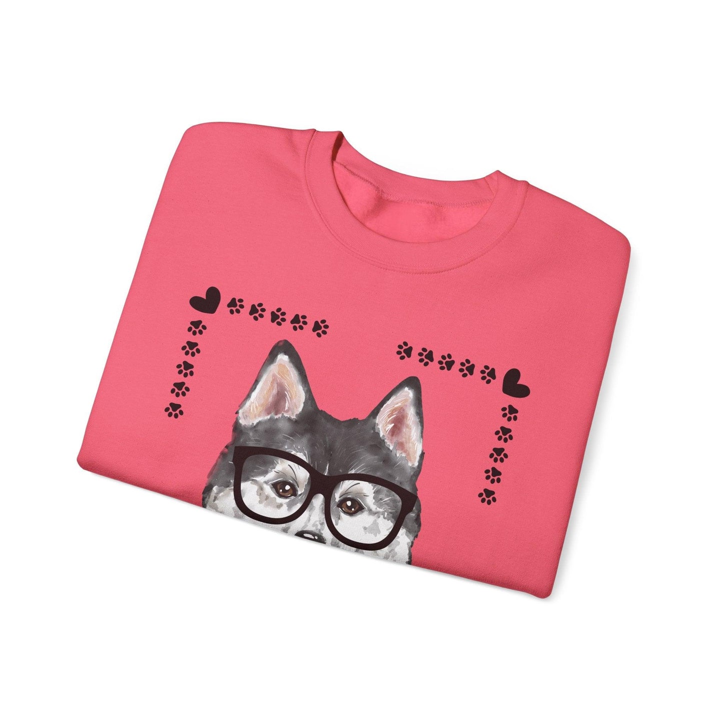 Geeky Good Siberian Husky Unisex Crewneck Sweatshirt