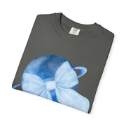 Blue Saturn Wrapped In Blue Bow Unisex T-Shirt