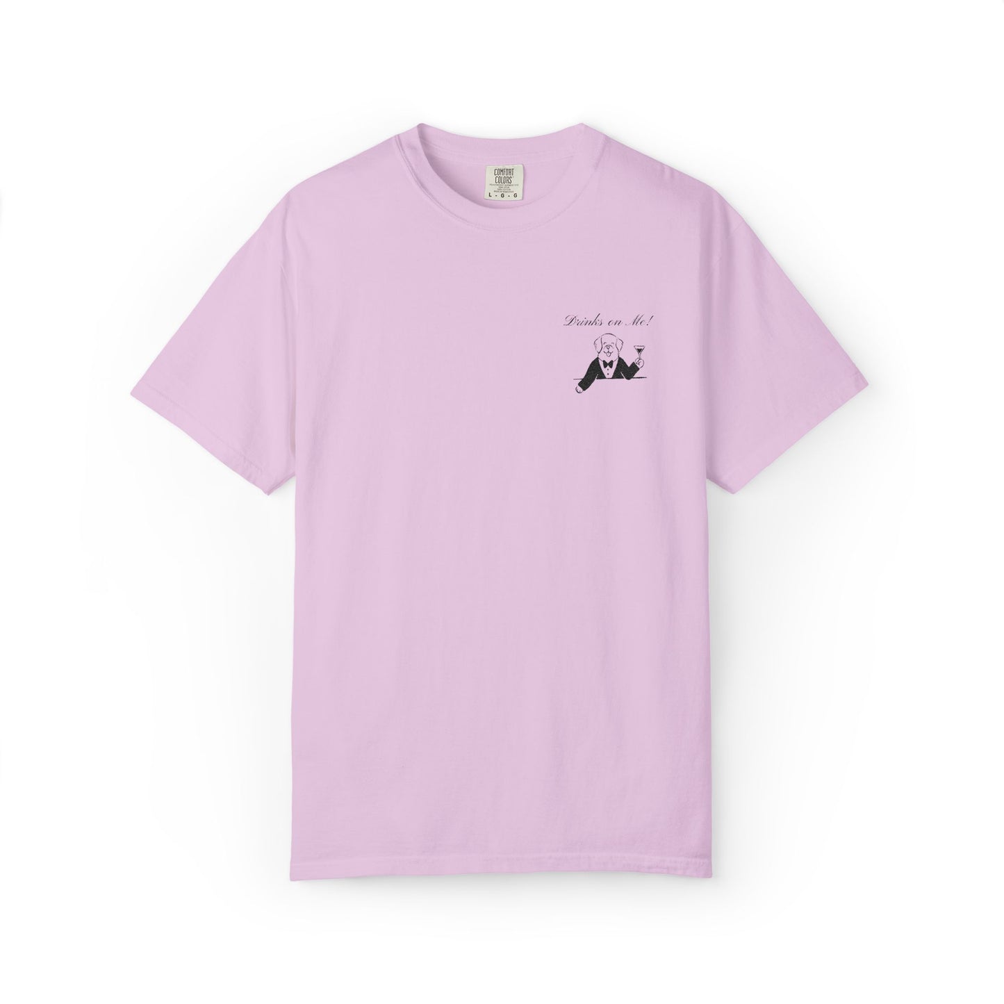 Drinks On Me Wedding Shirt, Funny Dog Bride Tee, Cocktail Hour Bridal Shirt, Cute Puppy Wedding Tee, Bachelorette Shirt
