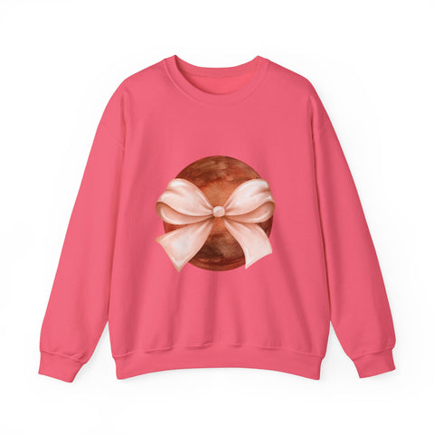 Mars Wrapped In A Bow Unisex Crewneck Sweatshirt