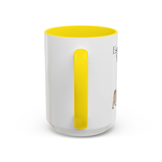 'Espawresso Yourself' Pug Accent Coffee Mug