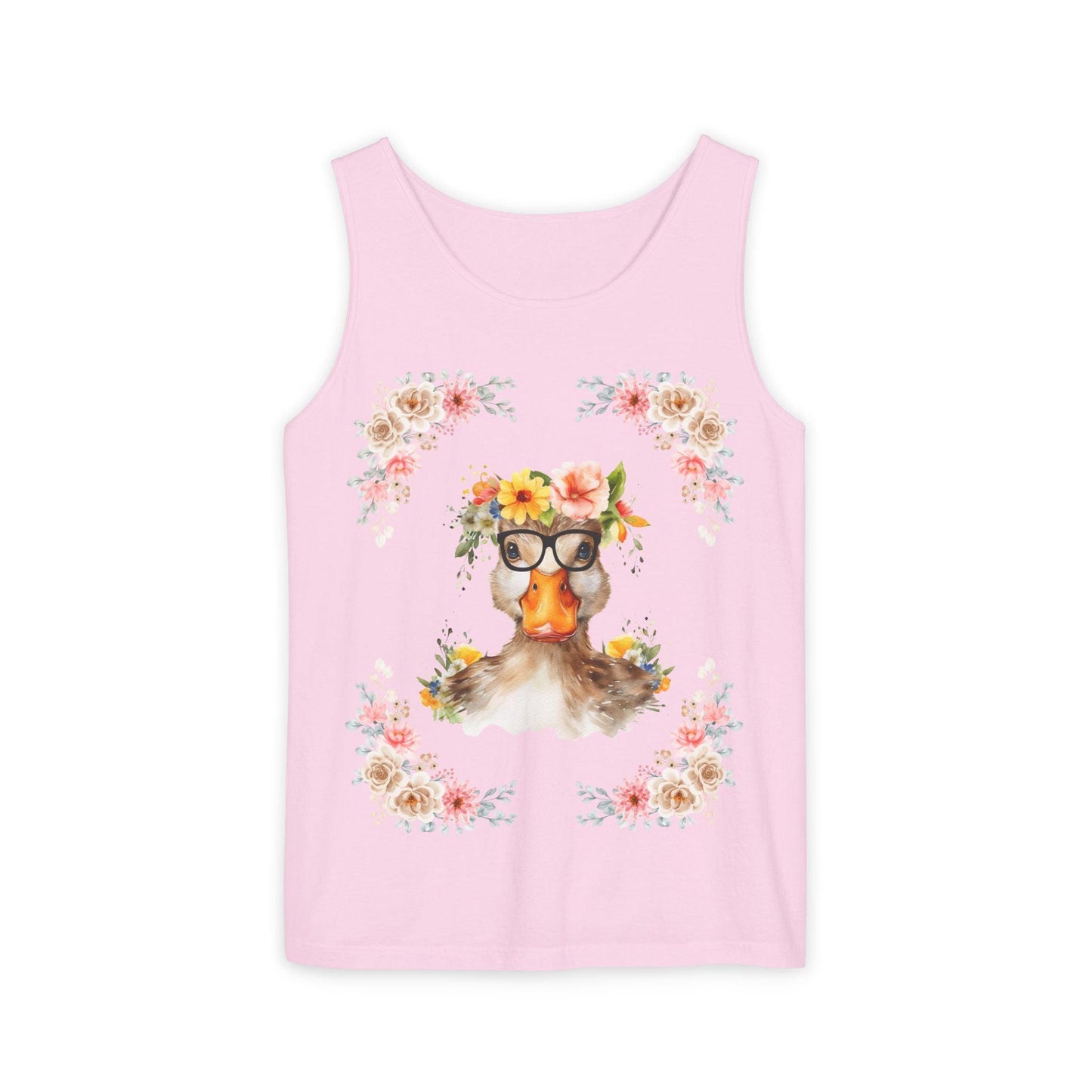 Geeky Goddess Duck Unisex Tank Top