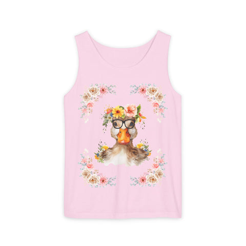 Geeky Goddess Duck Unisex Tank Top