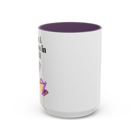 'I Am A Woman In STEM' Accent Coffee Mug