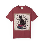 Cat and Book Lover's T-Shirt,