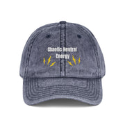'Chaotic Neutral Energy' Vintage Embroidered Cap