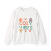 Cozy Vibes Sweatshirt - Perfect for Relaxing, Gifts, Spring Fashion, Casual Wear, Family Gatherings