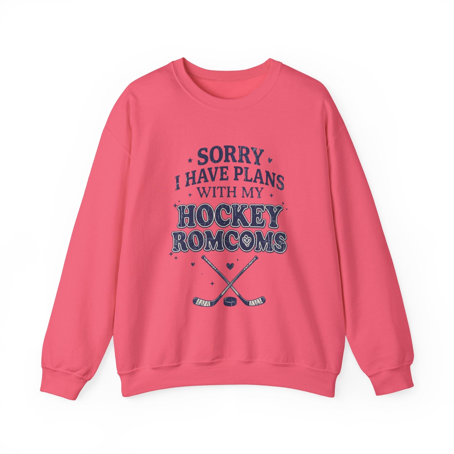 Sorry I Have Plans With My Hockey Romcoms Shirt, Hockey Romance Booktok Sweatshirt, Sports Romance Reader Tee