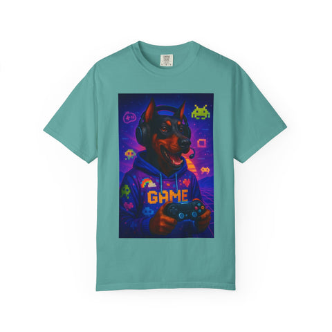 Game On Doberman Unisex T-Shirt