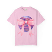 Pink/Purple Planet Wrapped In A Bow Unisex T-Shirt