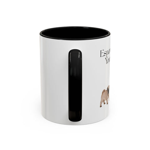 'Espawresso Yourself' Pug Accent Coffee Mug