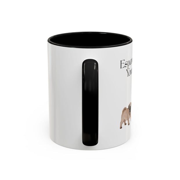 'Espawresso Yourself' Pug Accent Coffee Mug