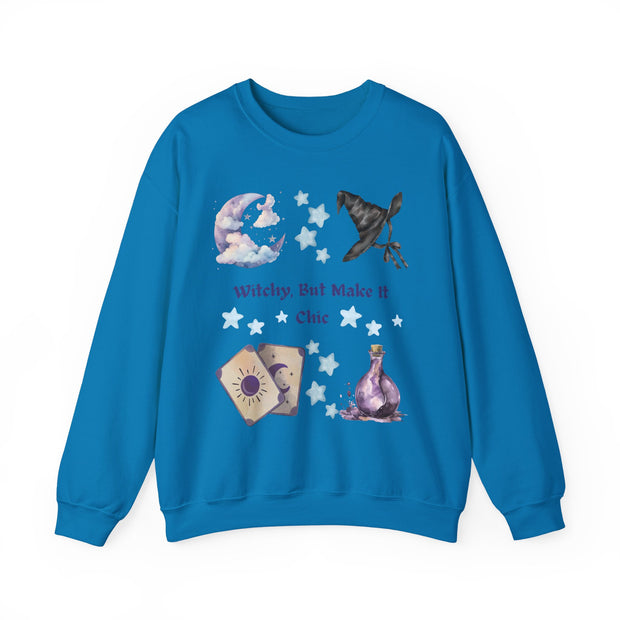 'Witchy, But Make It Cute' Unisex Crewneck Sweatshirt
