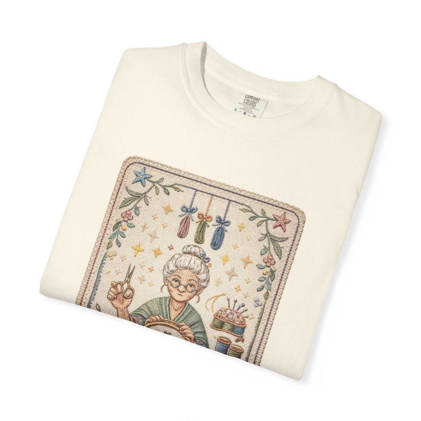Grandma Hobbies Shirt, Vintage Cross Stitch Tee, Sewing Gift for Her, Embroidery Lover Shirt, Cottagecore Aesthetic