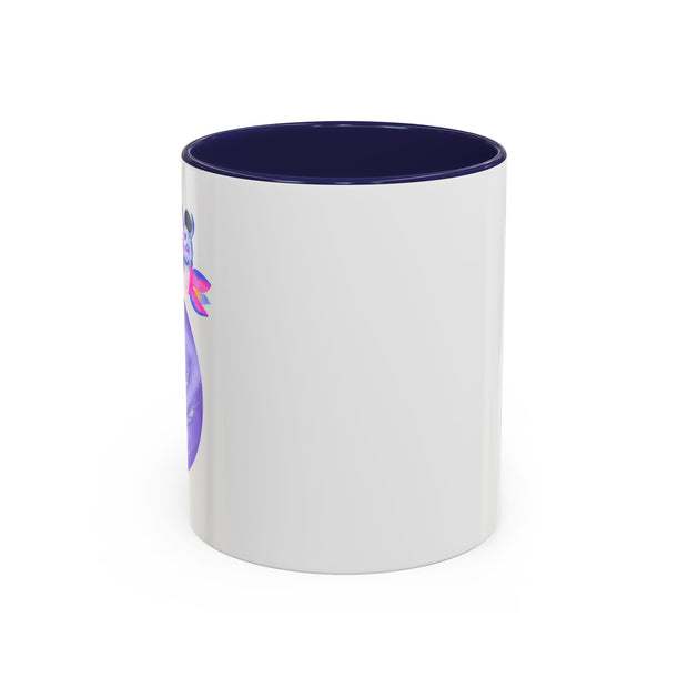 Astronaut Taking Off In Space Accent Coffee Mug
