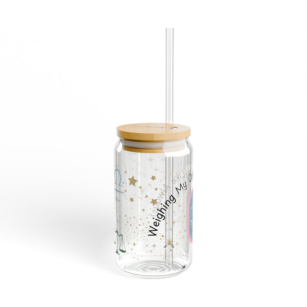 Libra 'Weighing My Options (Like Always)' Sipper Glass
