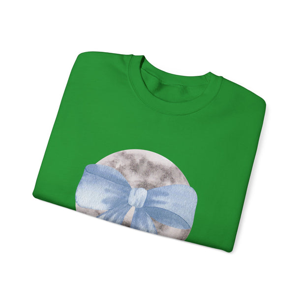 Moon Wrapped In A Bow Unisex Crewneck Sweatshirt
