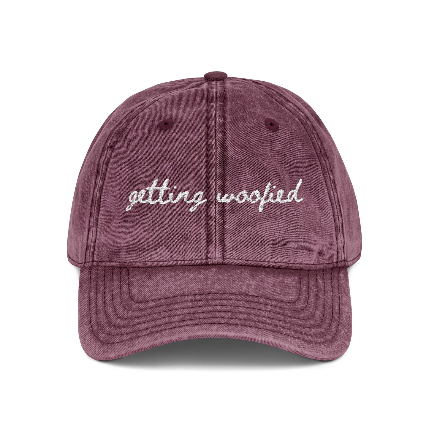Getting Woofied Bachelorette Embroidered Hat Dog Bachelorette Hat Dog Themed Bach Party Hats Dog Lovers Wedding Shirts Dog Bridal Party Hats