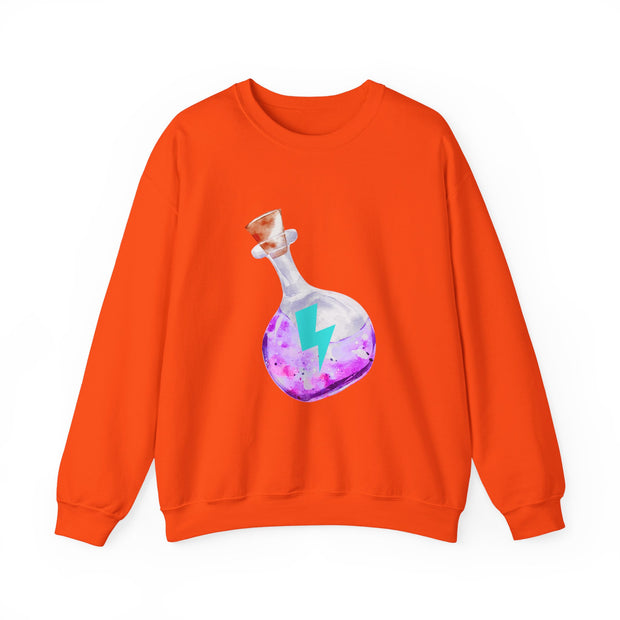 Magical Energy Purple Potion Unisex Crewneck Sweatshirt