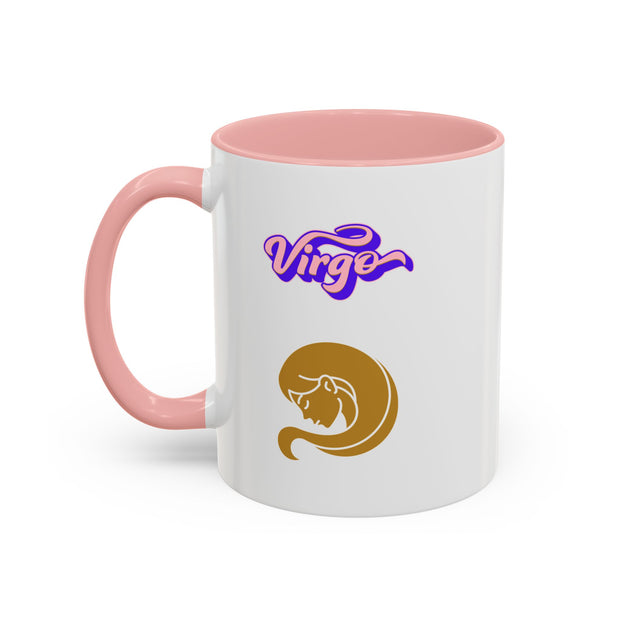 'Virgo' Zodiac Accent Coffee Mug