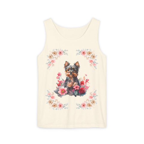 Geeky Goddess Yorkie Unisex Tank Top