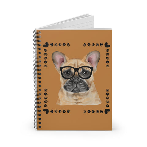 Geeky Good French Bulldog Spiral Notebook