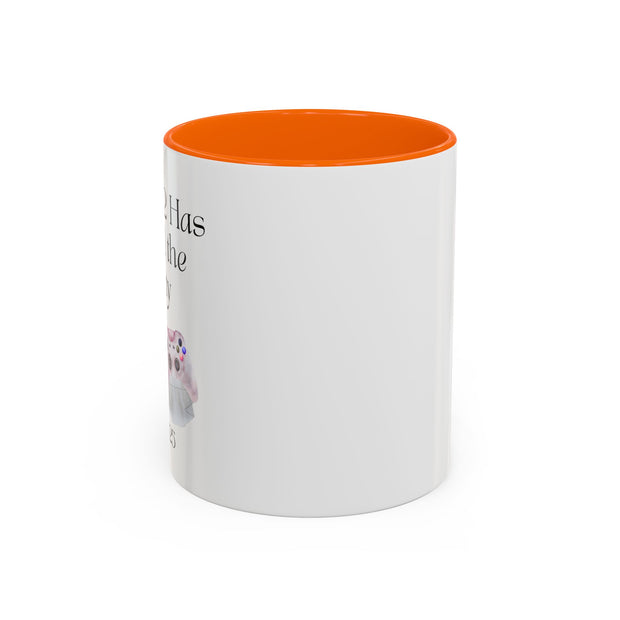 'Player 2 Has Joined The Party' 'Est. 2025' Accent Coffee Mug