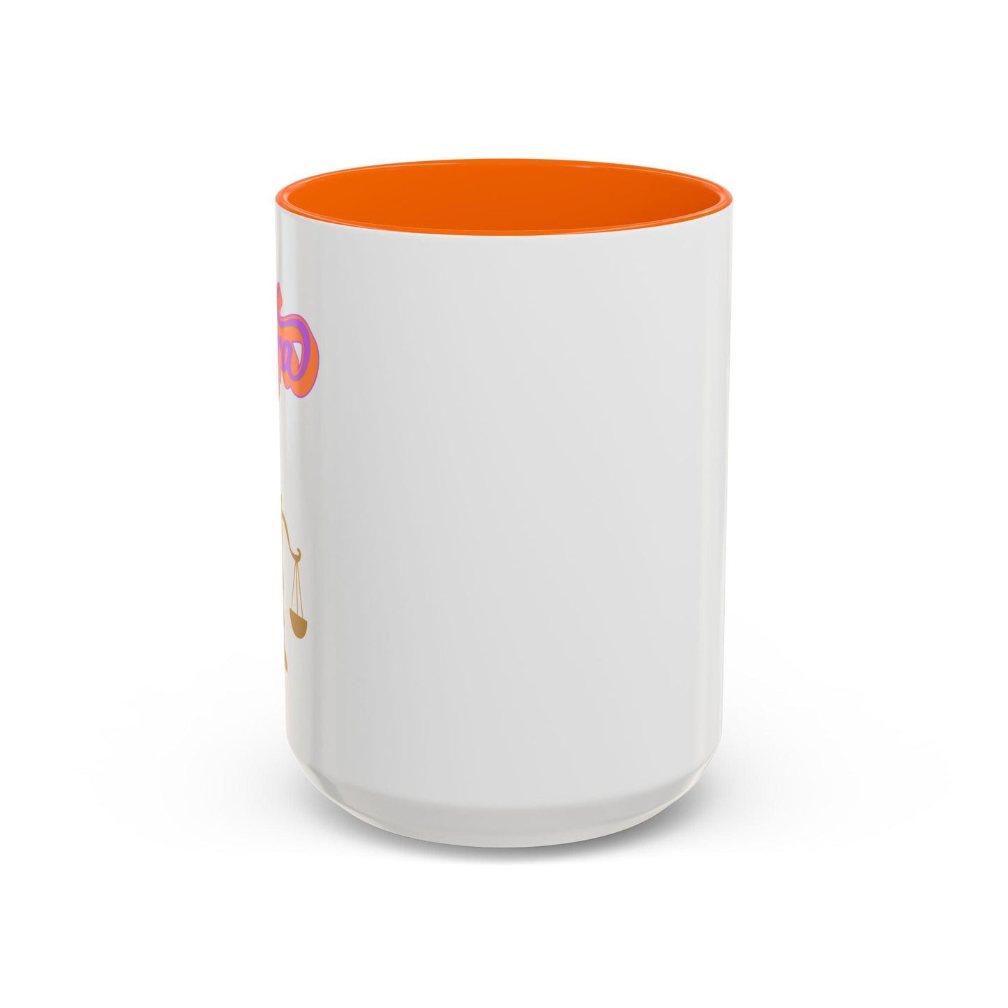 'Libra' Zodiac Accent Coffee Mug